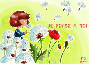 Carte petites attentions Je pense à toi